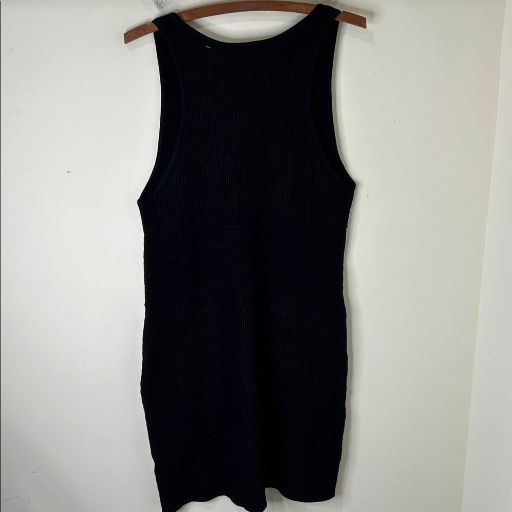 NWT House of Harlow 1960 Black Ribbed Knit Tank Dress Size XL - Picture 5 of 15